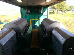 Centrifuges mounted on trailer.