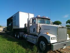 Front-side view of prototype trailer.